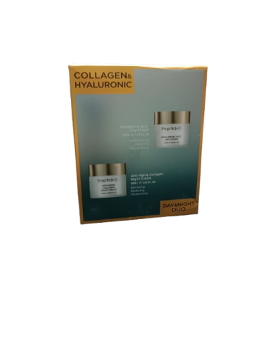 Kit Crema de zi cu acid hialuronic si Crema Anti Aging de noapte