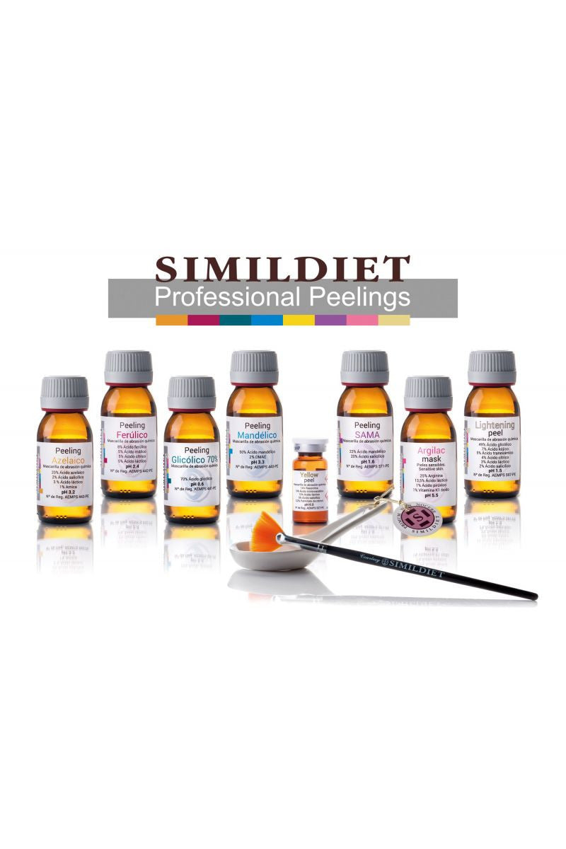 Peeling chimic pentru pete Yellow Peel set 10 bucati Simildiet Laboratorios