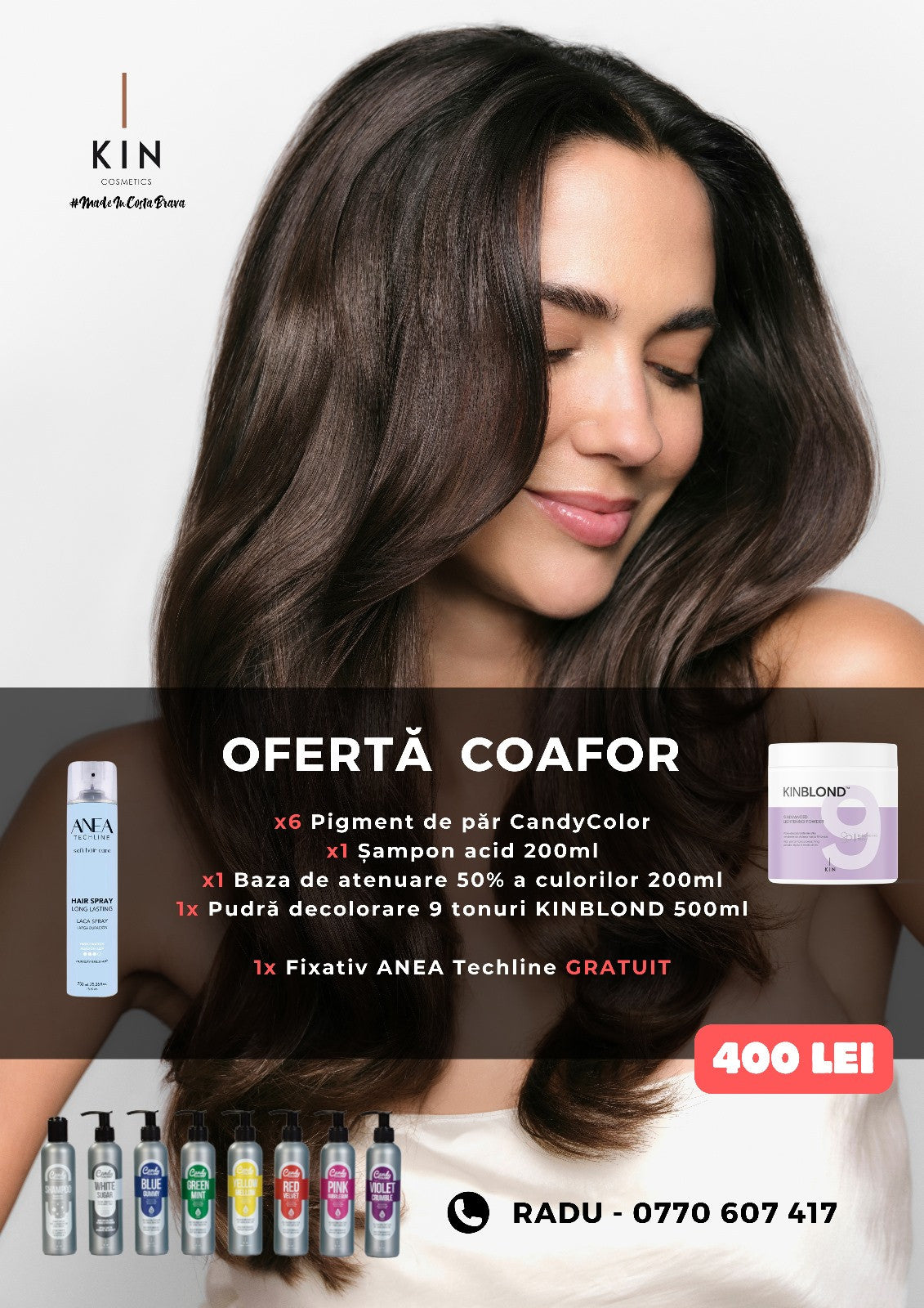 Kit salon coafor Pigment de par