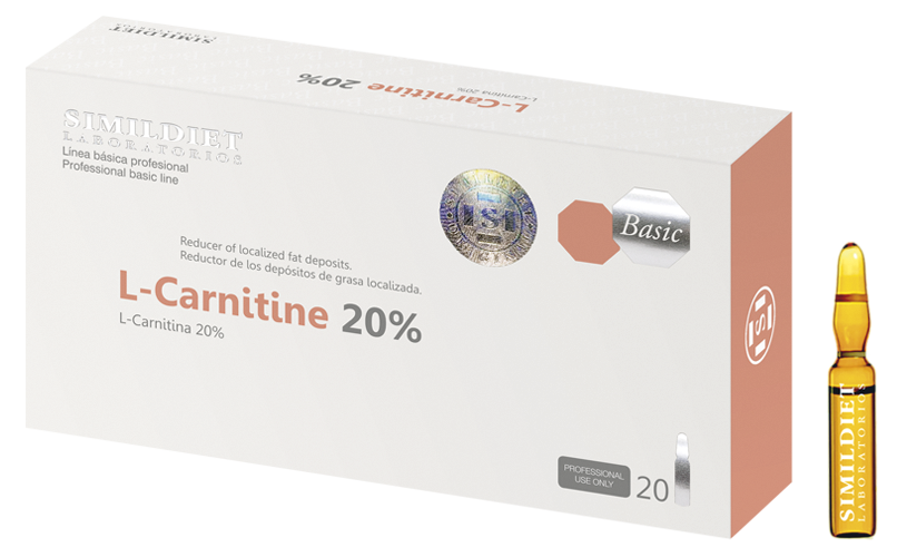Fiole pentru mezoterapie L Carnitina 20%