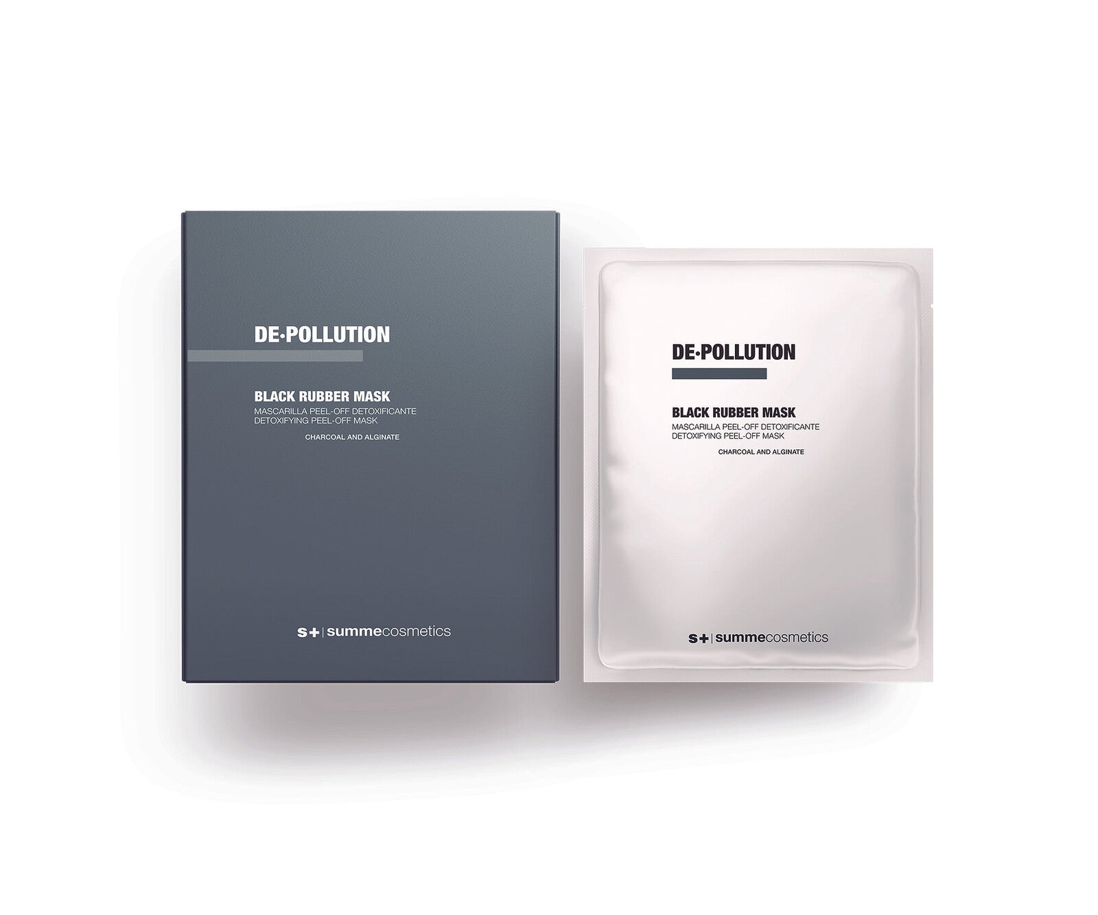 Mască facială anti-poluare BLACK RUBBER MASK