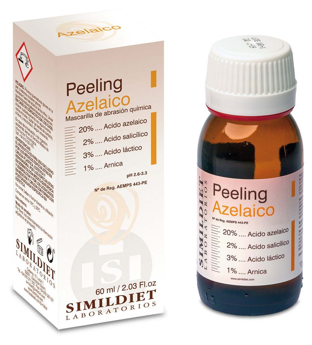 Peeling chimic pentru acnee Azelaic 60 ml.