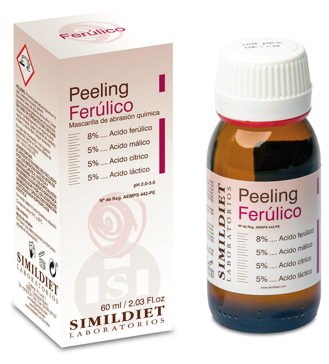 Peeling chimic Antiaging Feluric 60 ml.