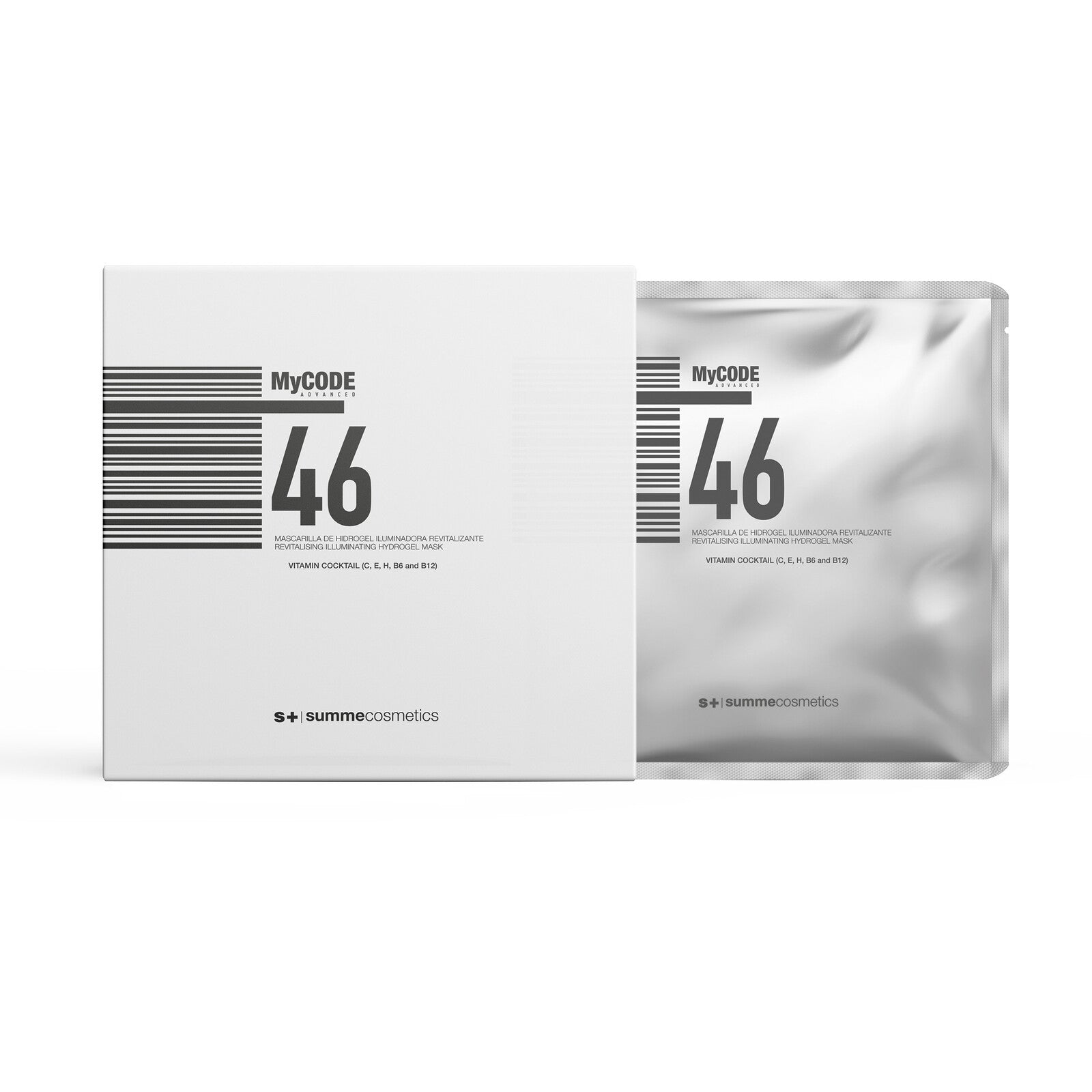 Masca faciala iluminanta,revitalizanta cu hidrogel  My Code