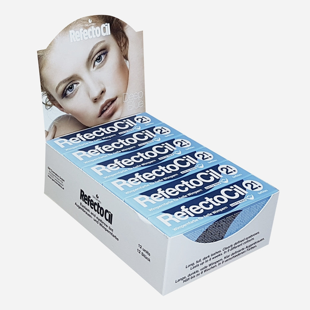 Vopsea sprancene si gene - albastru - 2.1 - 12 buc - Refectocil