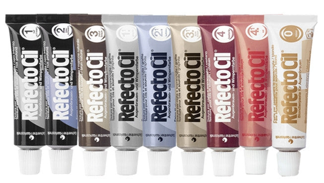 Refectocil vopsea gene si sprancene castaniu