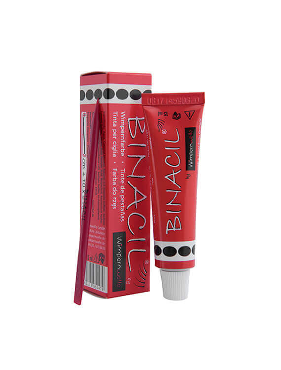 Vopsea de gene si sprancene Binacil- Negru Intens