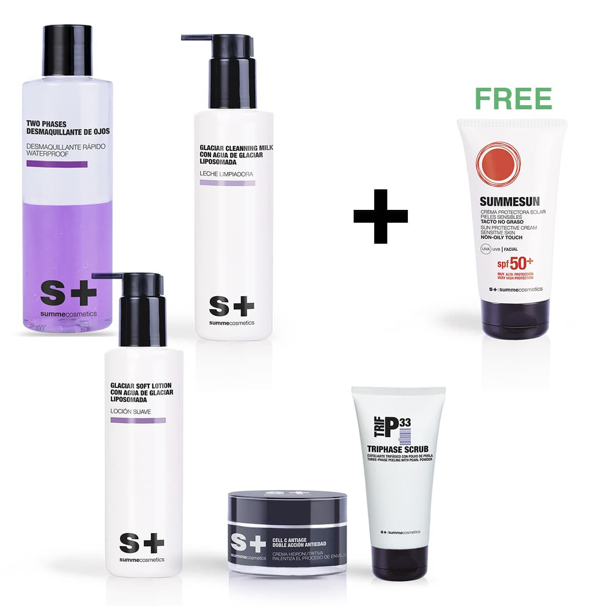 Kit pentru ten uscat Summecosmetics