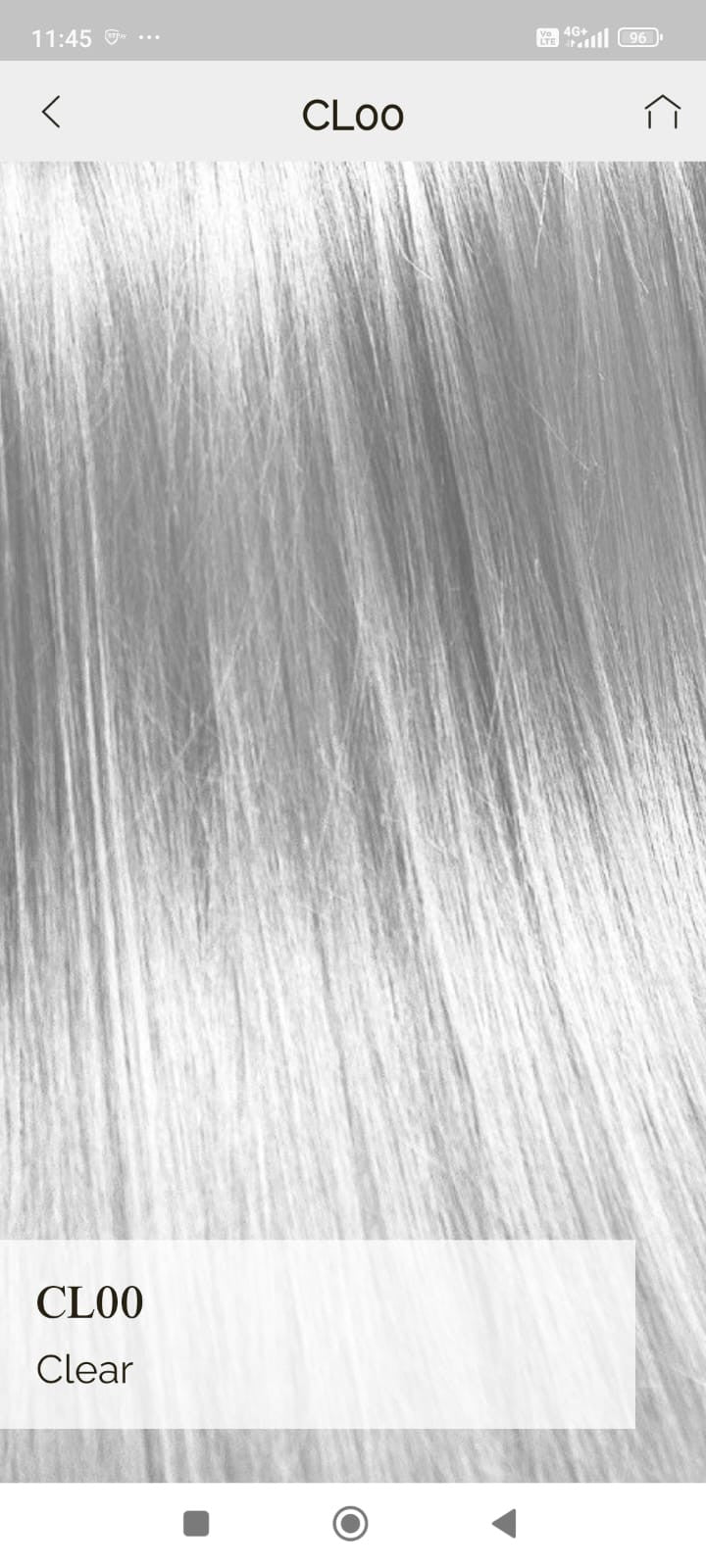 Vopsea de par demi permanenta KinGloss 50 ml. CL00