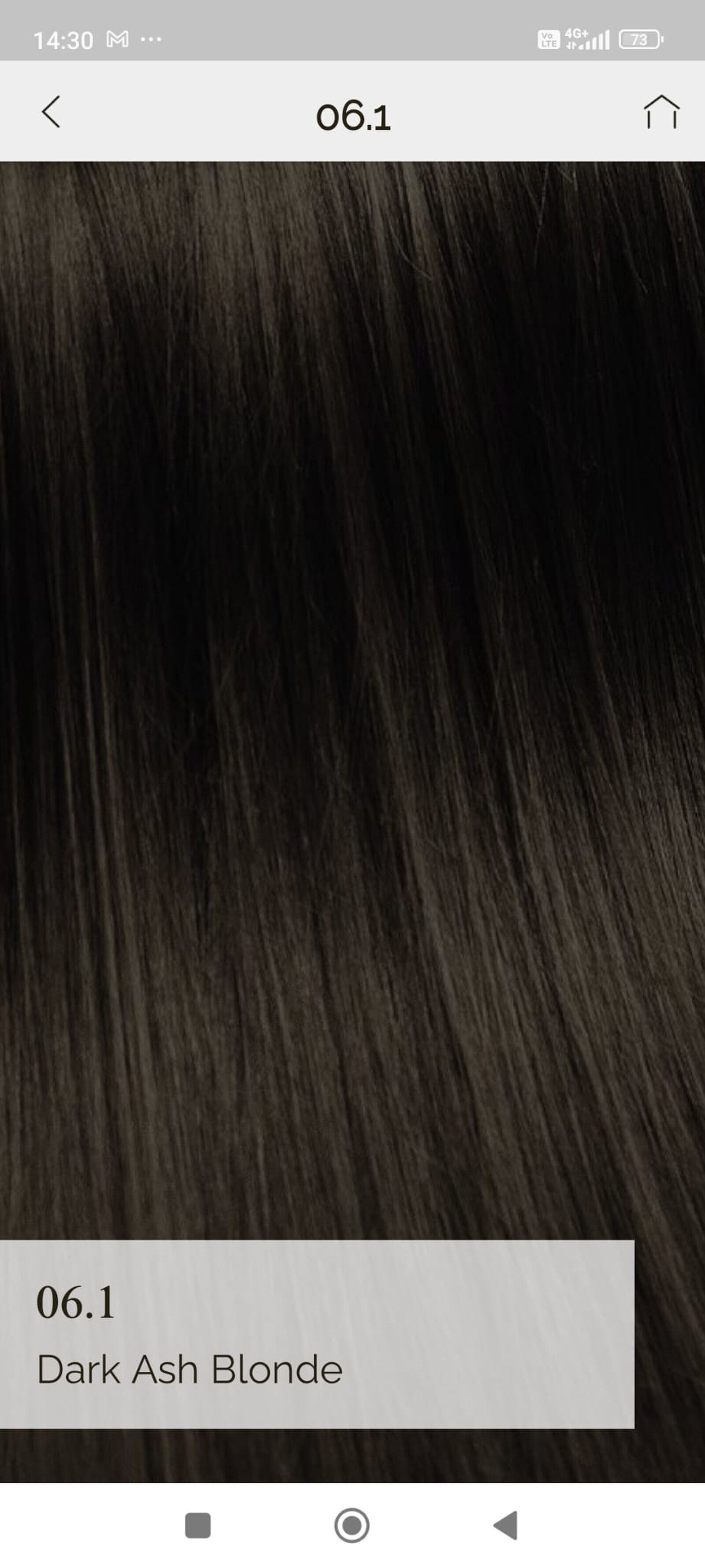 Vopsea de par demi permanenta KinGloss 50 ml. 6.1