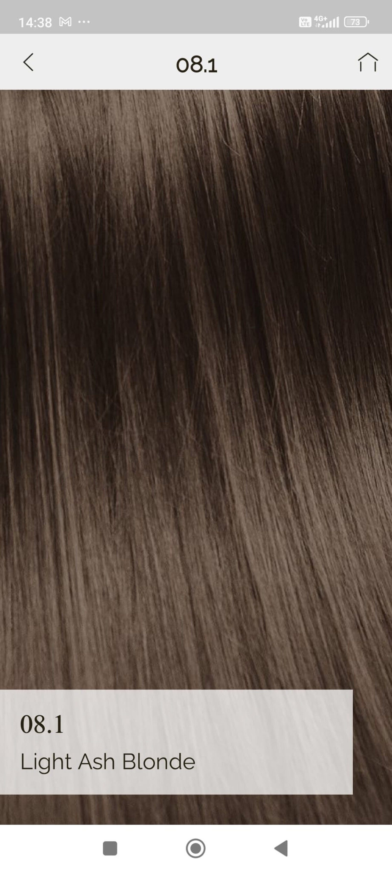 Vopsea de par demi permanenta KinGloss 50 ml. 8.1