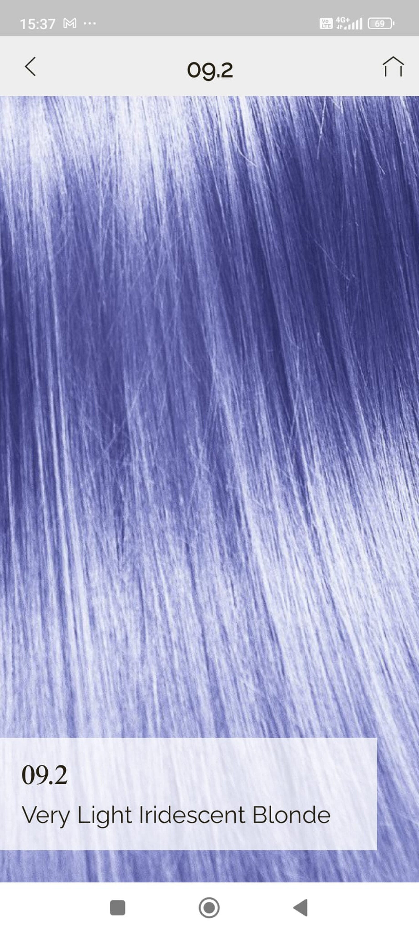 Vopsea de par demi permanenta KinGloss 50 ml. 9.2