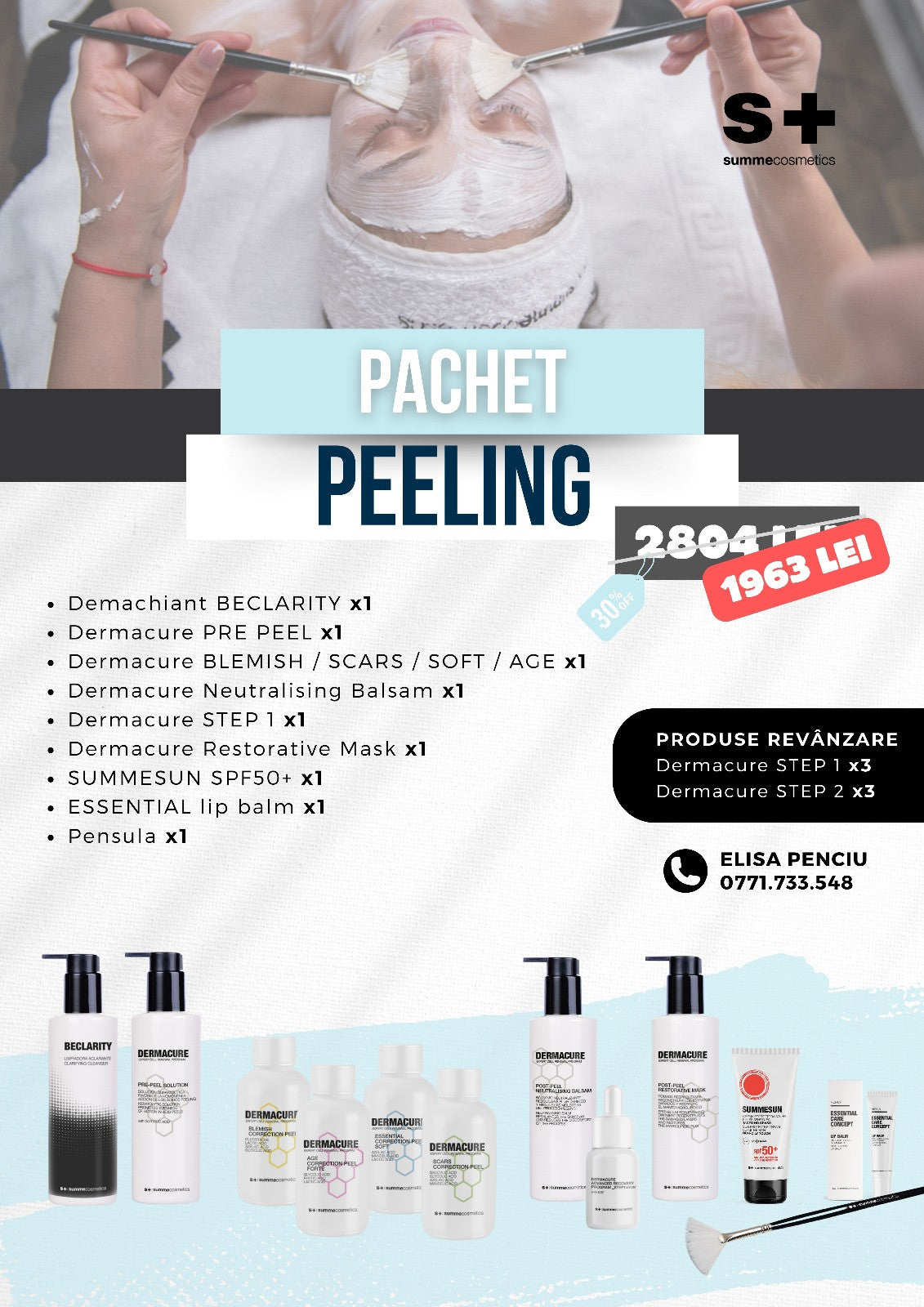 Pachet peeling chimic Dermachiure