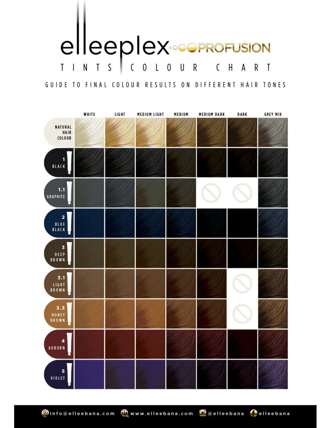 Vopsea de gene si sprancene nr.4 Elleebana