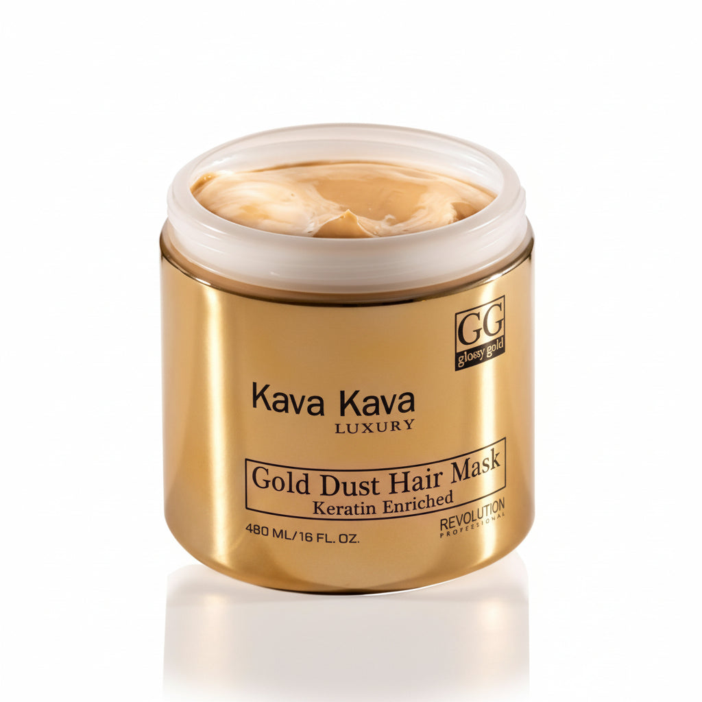 MASCĂ DE PĂR KAVA KAVA GOLD DUST 480 ml