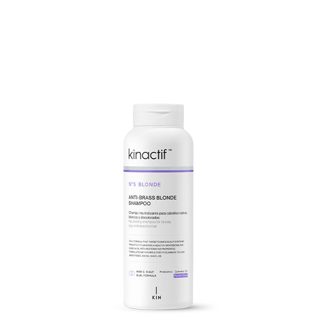 ȘAMPON NEUTRALIZANT PENTRU PĂR BLOND 300 ml KINACTIF™ N°5