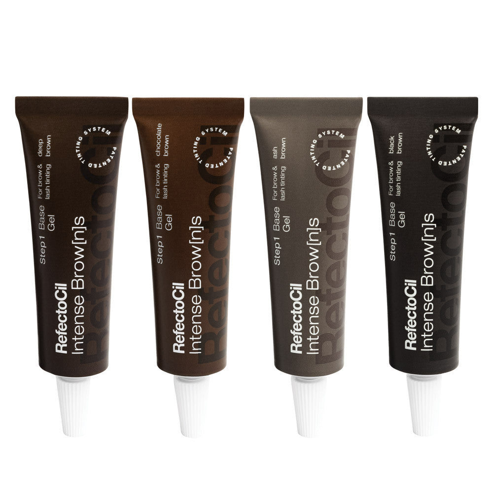 RefectoCil Intense Brow[n]s Deep Brown - Vopsea gel pentru sprâncene și gene - maro intens 15 ml.
