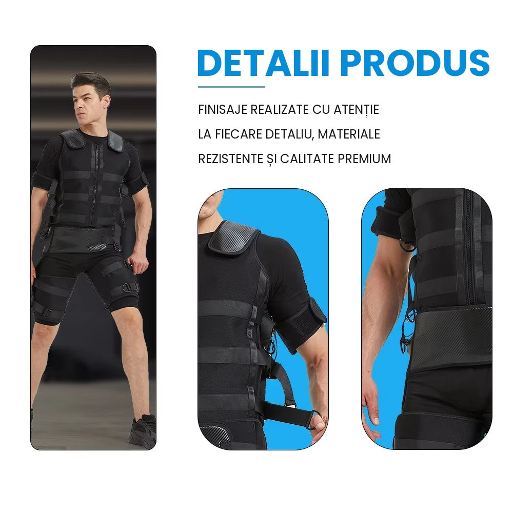 Costum EMS XPULSE — Antrenament Full Body cu Electrostimulare Musculară