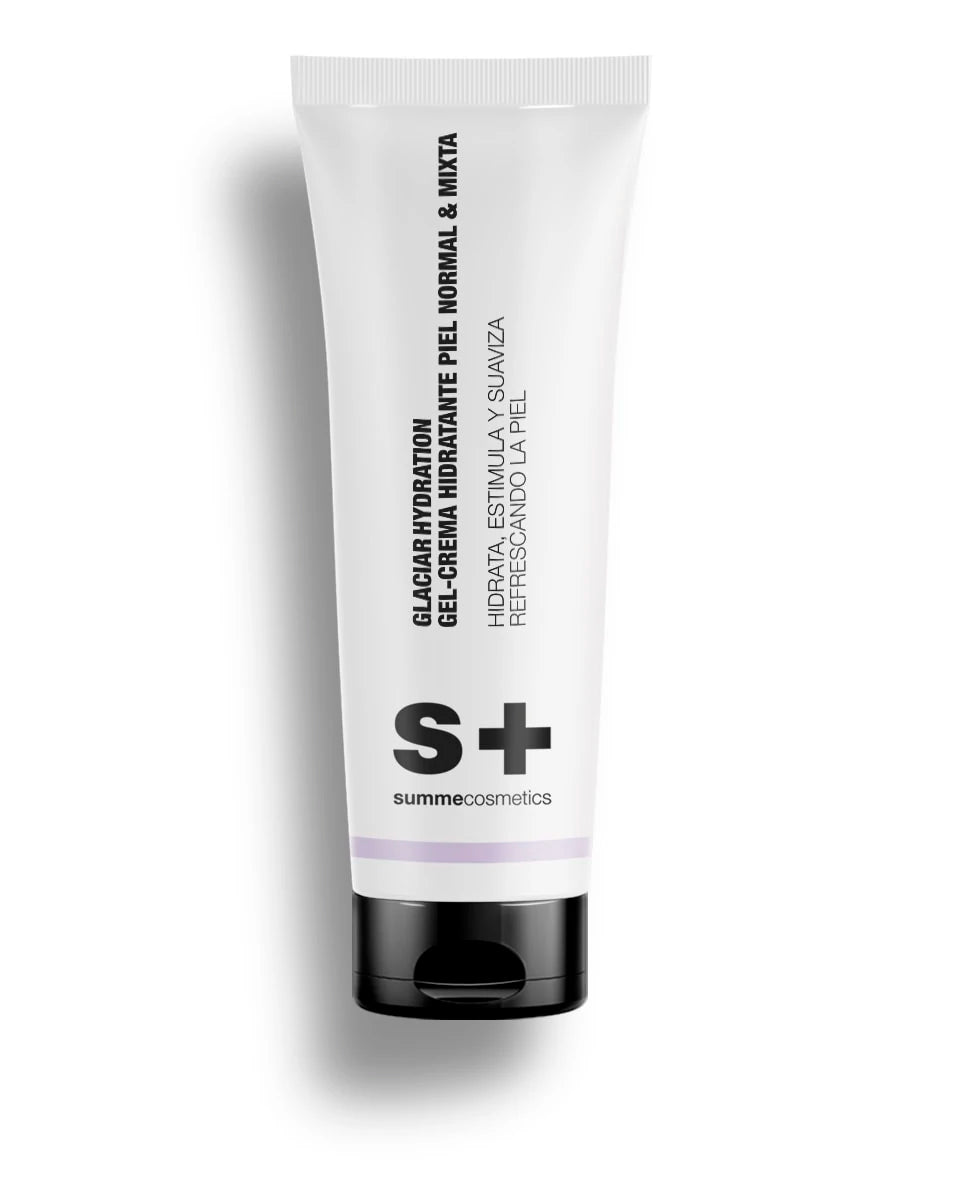 GEL-CREMĂ HIDRATANTĂ. TEN NORMAL ȘI MIXT GLACIAR 250 ml.